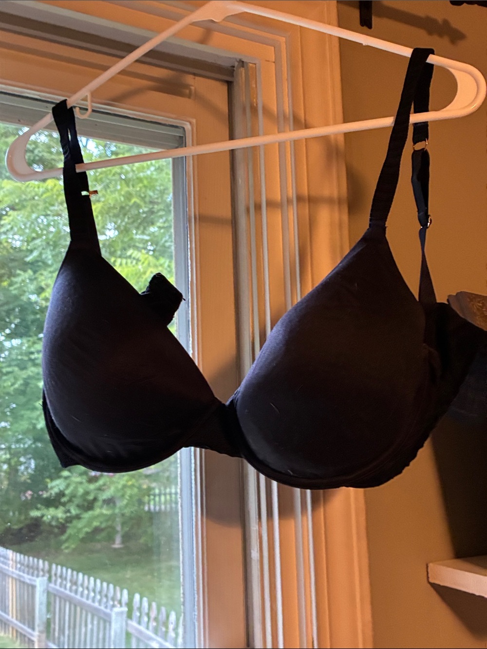 Black Padded Underwire T-Shirt Bra - Women Intimates